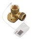 Raccord plaque mur. 1/2"x15mm