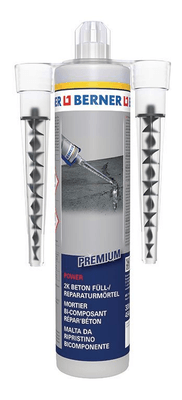 Chimie - Chimie divers - Mortier bi-composant répar'béton Power Premium gris cartouche 300 ml (par 1)