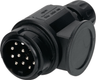 Raccord/fiche plastique Jäger 12V 13 pôles (par 1)