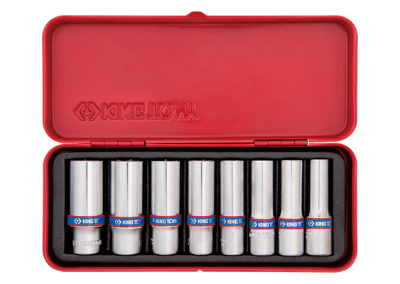 Outils - Outils divers - Coffret de douilles longues 3/8" 8 pièces