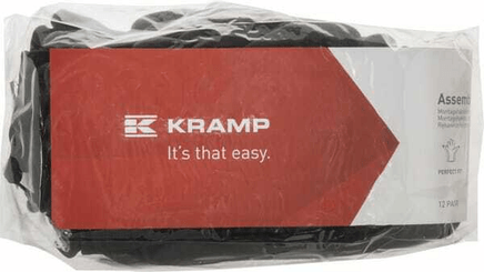Vêtements et protections - Equipement - Gants Kramp 1.001 noir 10/XL carton 120 paires
