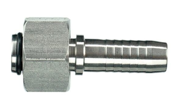 Pièces agricoles - Hydraulique - Raccord DN08-M16x1,5-10L-45° SS