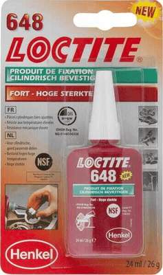 Chimie - Chimie divers - Colle pour roulement forte 648 - 24ml