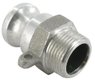 Camlock Type F filetage mâle 4" en acier inoxydable