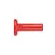 BOUCHON MALE P/RACCORD 8MM ROUGE