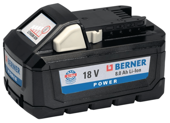 Electricité de bâtiment - Installation électrique - Accu BBPP 18 V 8,0 Ah Li-Ion (par 1)