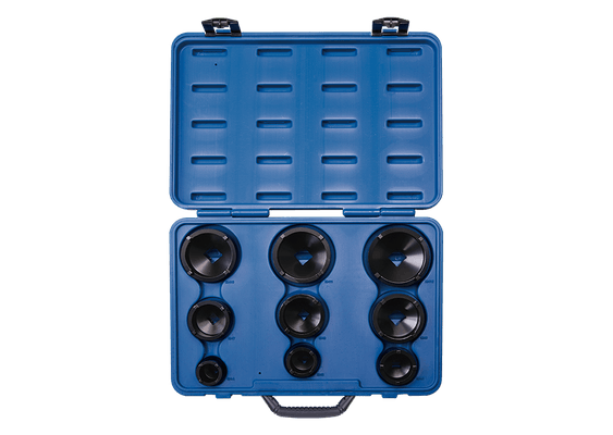 Outils - Outils divers - Jeu de 9 douilles à ergots pour écrous à encoches "erg. extérieurs"