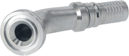 Raccord à sertir 4SH-DN25 avec flasque ø47,6 mm 45°