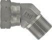 Raccord coudé M/F 1/4" BSP SS