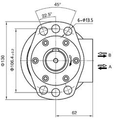 Pièces agricoles - Hydraulique - Moteur orbital 315cc Kramp