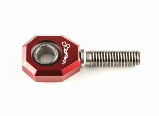 Pièces Quad & Motos - Pièces communes - Rotule LIGHTECH Uniball Ø8mmxM8 gauche rouge pour commande reculée