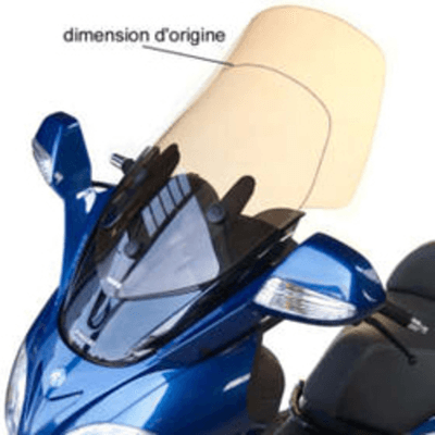 Pièces Quad & Motos - Pièces communes - Bulle V PARTS Haute Protection clair Piaggio X9 125/250