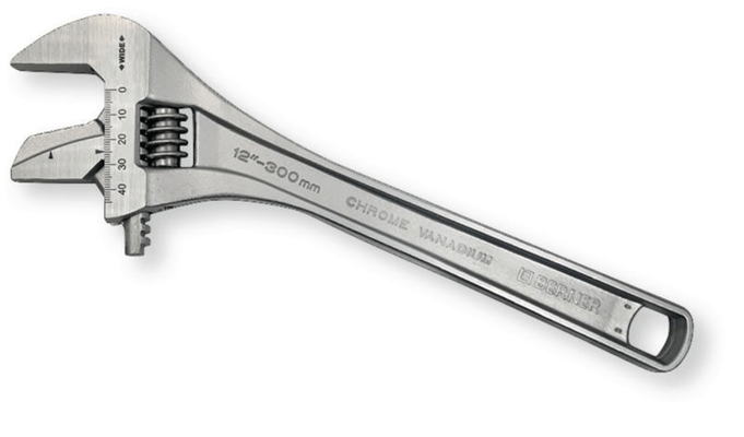 Outils - Outils divers - Clé à molette "Serre-tube" réversible (par 1)