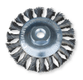 Disque rotatif fils inox diamètre 115 mm pour meuleuse avec filetage 14x200, vitesse rotation 15000 trs/min. (par 1)