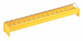 Mangeoire 7x50cm poussins PVC