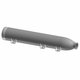 ASM-MUFFLER,UPR,E5,V,BLK/CHR Polaris origine