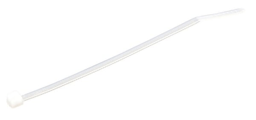 Pièces agricoles - Fasteners - Serre-câble 2.5x200mm, blanc, 100Pcs