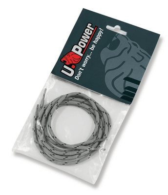 Equipement protection individuelle - Equipement - Paire de lacets gris/noir 140 cm (par 1)