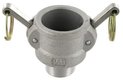 Camlock Type B 2-1/2" filetage mâle en acier inoxydable
