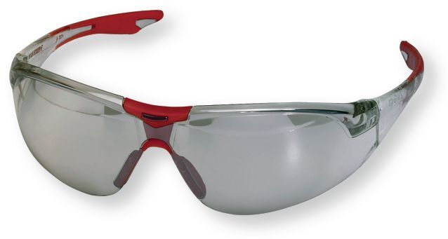 Equipement protection individuelle - Equipement - Lunettes de protection "Vision" miroir, rouge (par 1)
