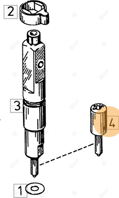 Pièces agricoles - Pieces moteur - INJECTEUR Deutz-Fahr origine