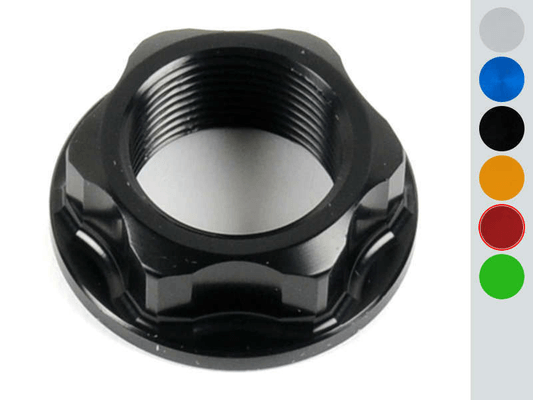 Pièces Quad & Motos - Pièces communes - Écrou axe de roue arrière LIGHTECH ergal M24x1.50 - rouge