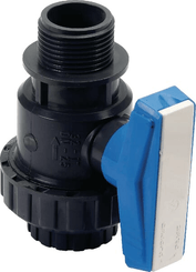 Pièces agricoles - Hydraulique - Robinet à bille PVC M1/2"xF1/2" simple union