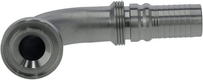 Raccord à sertir 4SH-DN25 avec flasque ø44,5 mm 90°