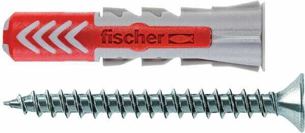 Pièces agricoles - Fasteners - Chevilles tous matériaux DuoPower 8x40 avec vis / Blister de 8
