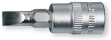 Douille fente 6,5 mm, 1/4" (par 1)