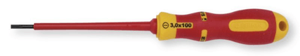 Tournevis électricien isolé 1000 Volts 10 x 1.6 mm (par 1)