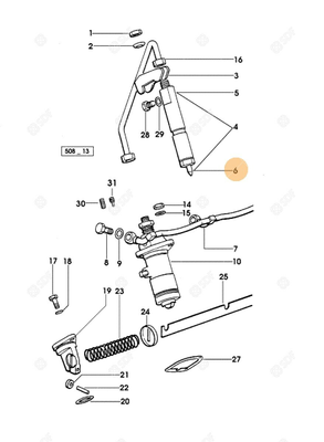 Pièces agricoles - Pieces moteur - INJECTEUR Deutz-Fahr origine