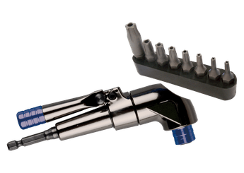 Outils - Outils divers - Adaptateur 1/4" à renvoi d'angle avec embouts RESISTORX®plus- 9pièces