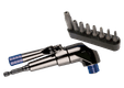 Adaptateur 1/4" à renvoi d'angle avec embouts RESISTORX®plus- 9pièces