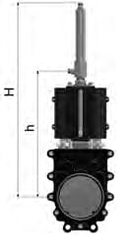 Pièces agricoles - Hydraulique - Vanne à guillotine 10" bidirectionnelle (hydraulique)