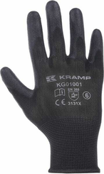 Vêtements et protections - Equipement - Gants Kramp 1.001 noir 10/XL carton 120 paires