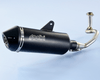 Pot d'échappement POLINI Maxi-Scooter Aluminium noir - Vespa