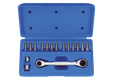 Coffret clé à cliquet porte-embout + 13 embouts