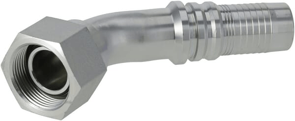 Pièces agricoles - Hydraulique - Raccord à sertir 4SH-DN32-1,1/4" BSP-45°