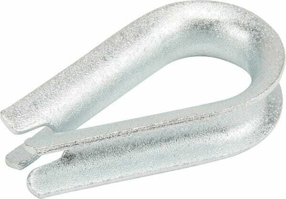 Pièces agricoles - Fasteners - Cosse-coeur zingué 14 mm