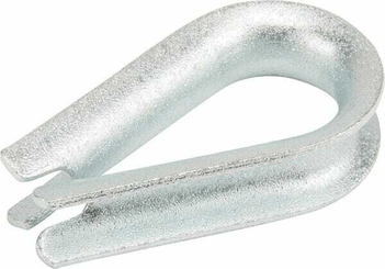 Pièces agricoles - Fasteners - Cosse-coeur zingué 14 mm