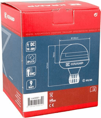 Pièces agricoles - Eclairage - Gyrophare LED 9W flexible 3 fonctions