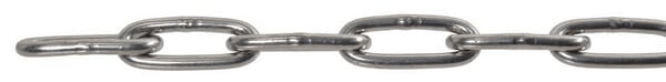 Pièces agricoles - Fasteners - Chaîne longue inoxydable A4 2 mm