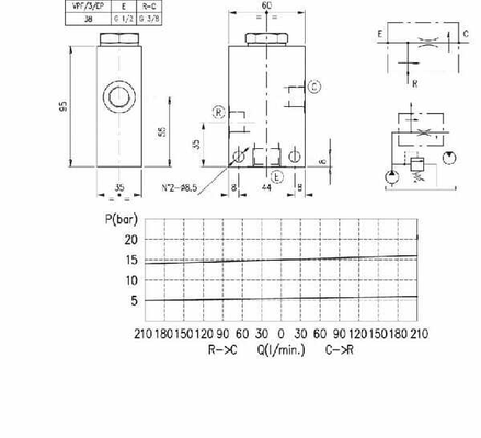 Pièces agricoles - Hydraulique - Régulateur de débit