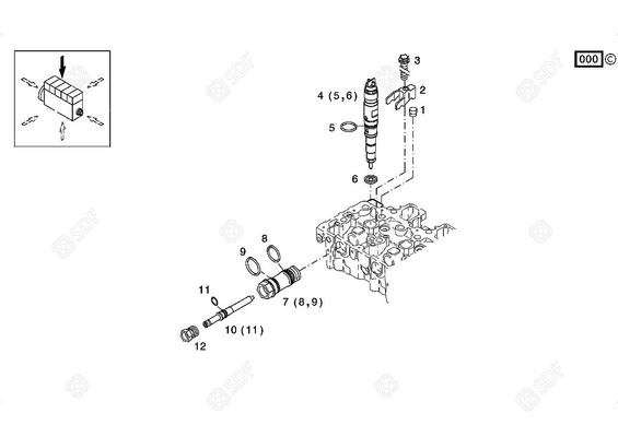 Pièces agricoles - Pieces moteur - PULVERISATEUR