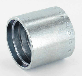 Pièces agricoles - Hydraulique - Jupe à sertir Ø53x48,6mm DN32 acier / zingué Alfagomma