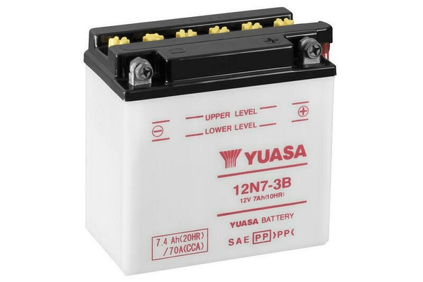 Pièces Quad & Motos - Electrique - Batterie YUASA conventionnelle sans pack acide - 12N7-3B