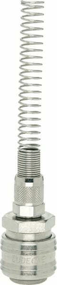 Pièces agricoles - Pièce pneumatique - Raccord rapide ressort protection 6x8mm