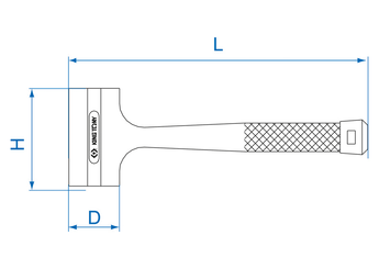 Outils - Outils divers - Massette sans rebond 1814g