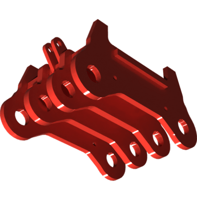 Pièces agricoles - Pièce divers - Support de tendeur RS peinte